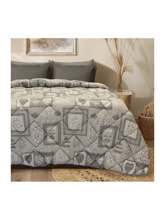 Lino Home Duvet Single 160x240cm Clavel Gray