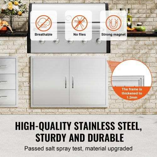 Πόρτα Bbq Νησίδας 990x660 Mm Ανοξείδωτη Vevor Εξωτερική Κουζίνα Smmbscjmys39maf9xv0