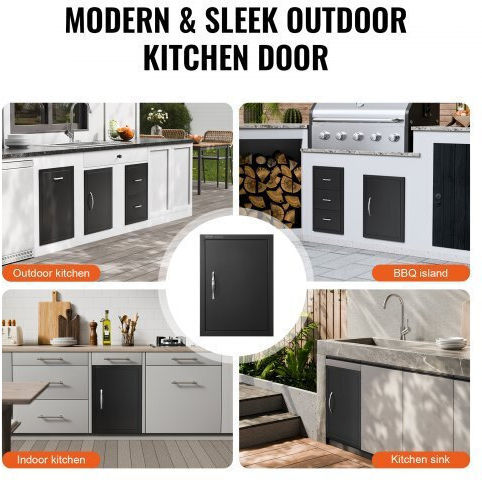 Vevor BBQ Door 415x570 mm Outdoor Kitchen Dmmbscjm16x2hchidv0