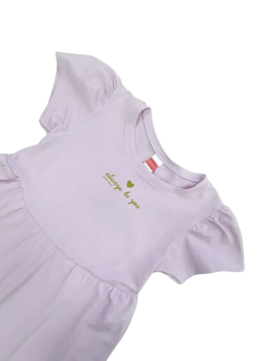 Always Be You Kinderkleid Kurzärmelig Lila
