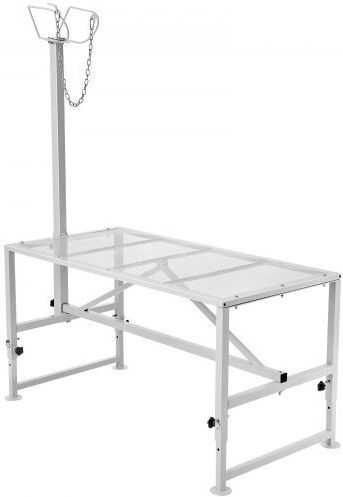Vevor Goat Cutting Stand 21"-33" 47x23 White Scxjjbsytm47jnhgxv0