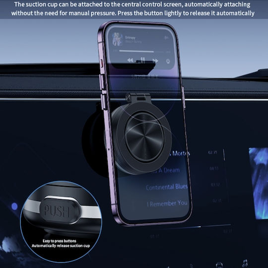 Suport Auto pentru Telefon cu magnet Argint