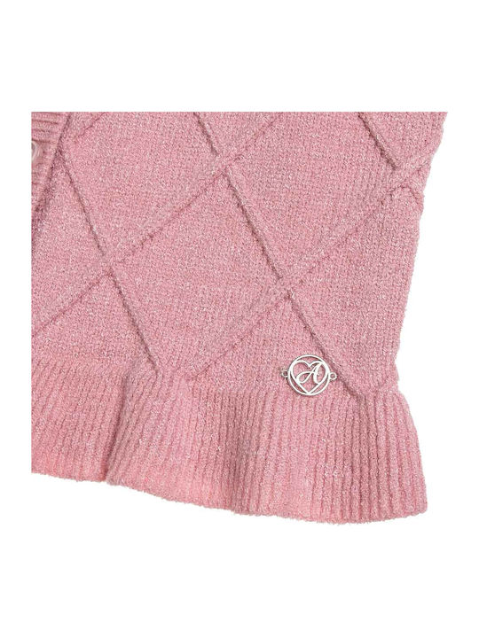 Cardigan pentru copii Tricotat Roz