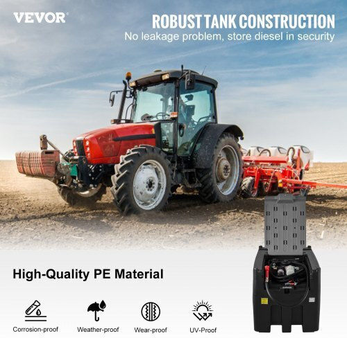Vevor Tank für Wasser / Benzin Zylindrisch Vertikal 439Es