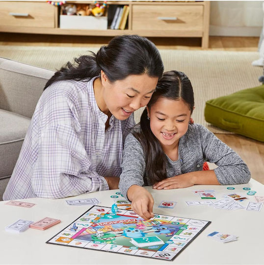 Επιτραπέζιο Παιχνίδι Monopoly Junior 2 σε 1 για 2-6 Παίκτες 4+ Ετών Hasbro