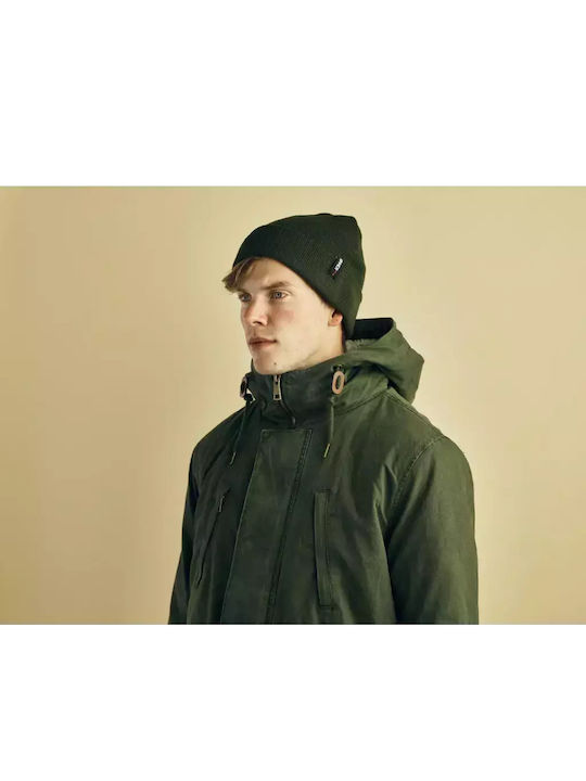 Creek Beanie Unisex Beanie Knitted in Green color