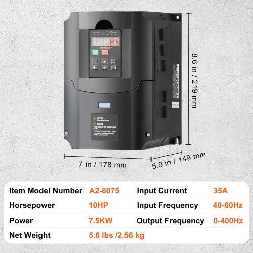 Vevor Industrial Facilities Accessories BPQDQ75KW220GF4DKV7