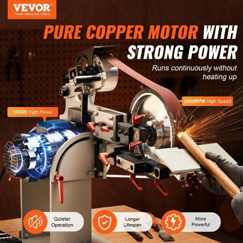 Vevor Belt/Disk Sander 2mm 1500W SDMC1500W728DDD10V2