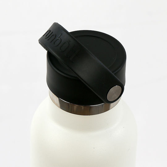 Runbott Thermos Bottle Stainless Steel 600ml Cream