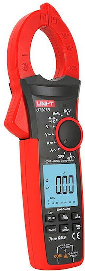 Uni-T Αμπεροτσιμπίδα Ψηφιακή 1000A AC UT207B True RMS
