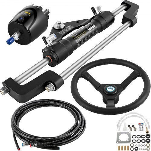 Vevor Hydraulic Steering Kit Boats 300hp Yydjhk6400a-3tj24v0