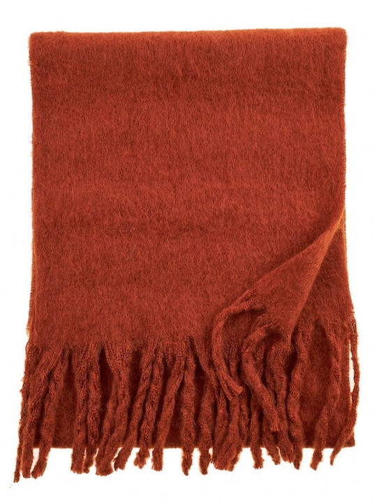 Verde Women's Wool Scarf Orange