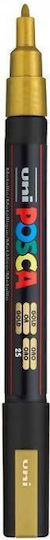 Uni-Ball Pc-3m Permanent Marker Gold
