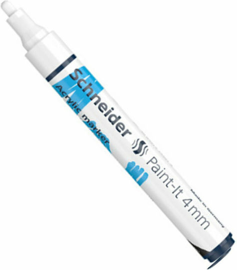 Schneider Paint-it 320 Acrylic Marker 4mm White (White)