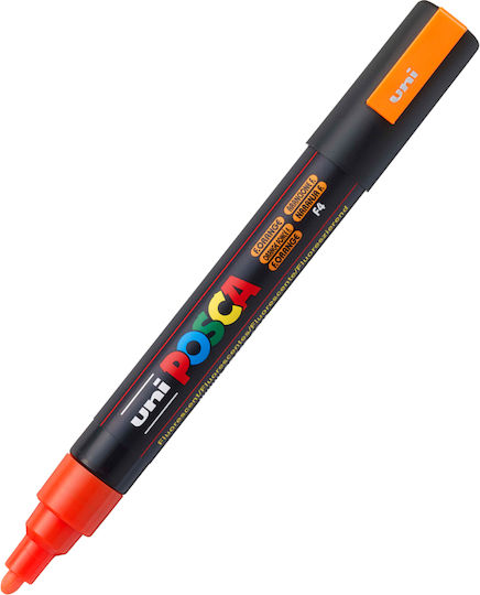 Uni-Ball Pc-5m Permanent Marker Fluo orange