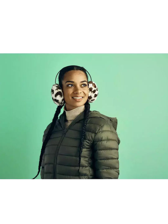 Saga Unisex Earmuff Πλεκτό σε Χακί χρώμα