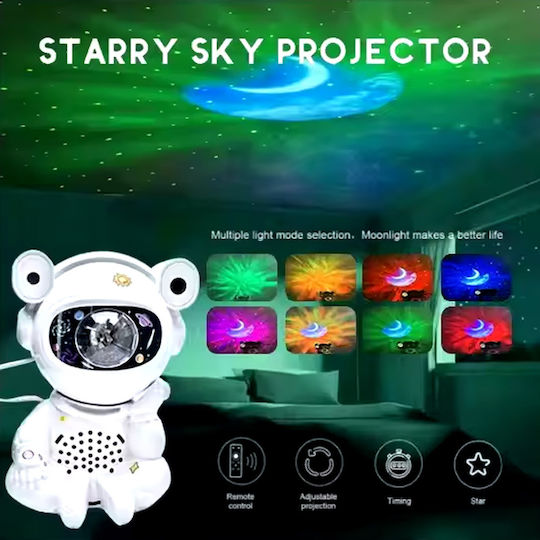 Kids Projector Lamp White 12x17cm