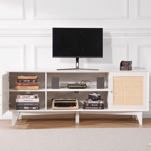 TV Stand White 167.7x39.7x63.6cm