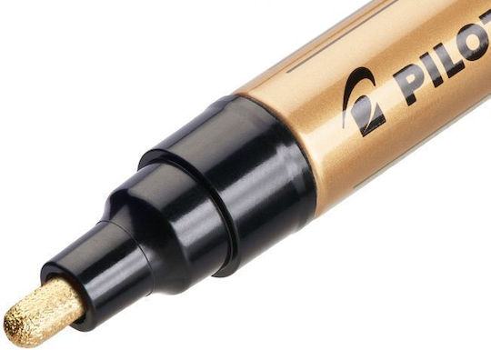 Pilot Ανεξίτηλοι Μαρκαδόροι Χρυσό 2mm Σετ 12τμχ