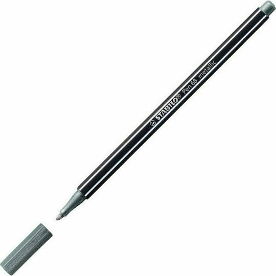 Stabilo 68 Ακρυλικός Μαρκαδόρος Ασημί 1.4mm (Διάφορα Χρώματα)