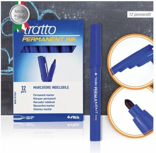Tratto Ink Ανεξίτηλος Μαρκαδόρος Μπλε (2mm) 2mm