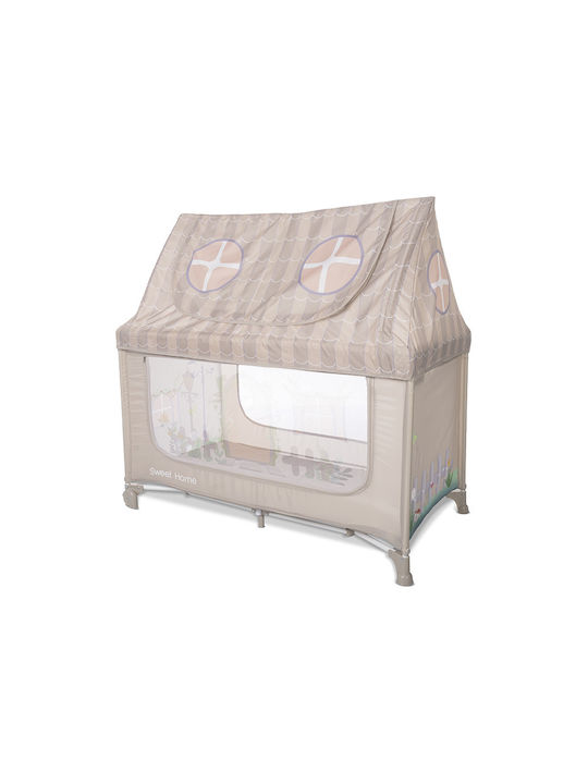 Lorelli Loc de joacă 2 Nivele cu Saltea Bej 70x127cm