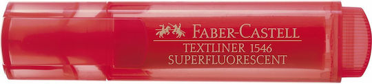 Faber Castell Μαρκαδορος Υπογραμμισεως Κοκκινος Fluo 154621