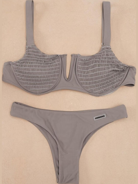 Gigi Bikini-Set Grau