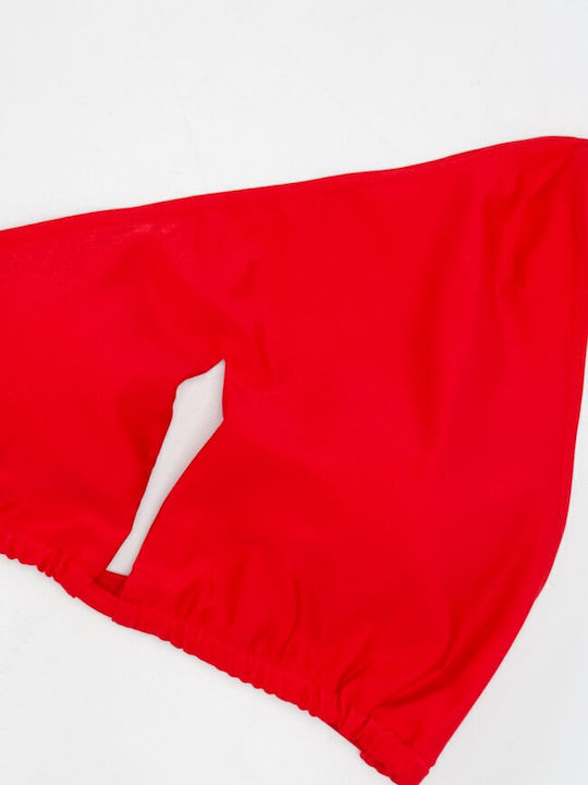 Gigi Bikini Un umăr & Îmbunătățire Red