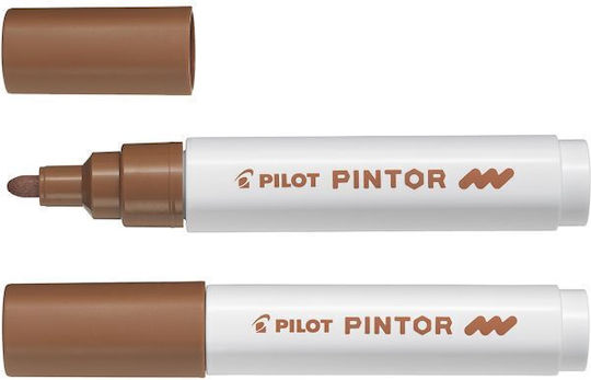 Pilot Ανεξίτηλος Μαρκαδόρος Καφέ 4.5mm
