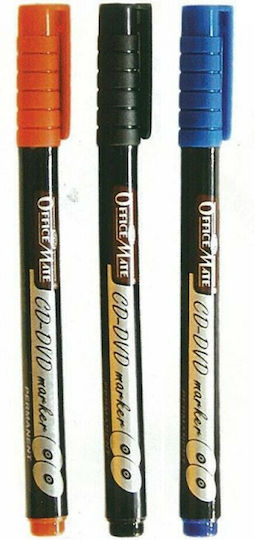 Officemate CD/DVD-Marker Red 10Stück