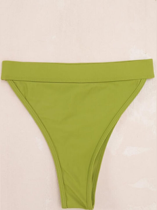 Gigi Bikini Slip High Waist Light green