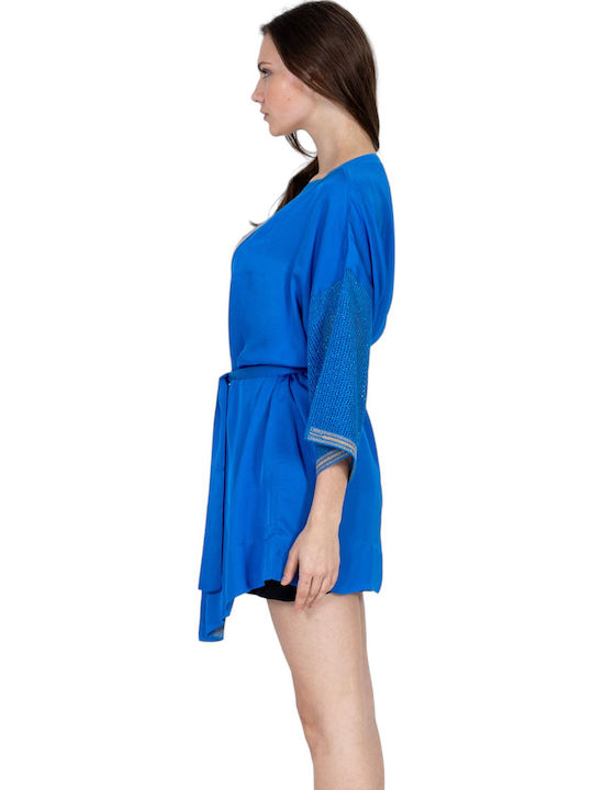 Damen Kimono Blue