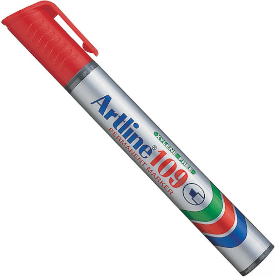 Artline 109 Permanent Marker 5mm Rot