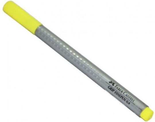 Faber-Castell Finepen Grip Design Marker 0.4mm Light Yellow (Μiscellaneous Colours)