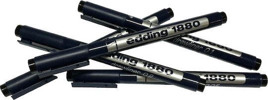 Edding Drawliner Маркер за Рисуване 0.45мм Черно