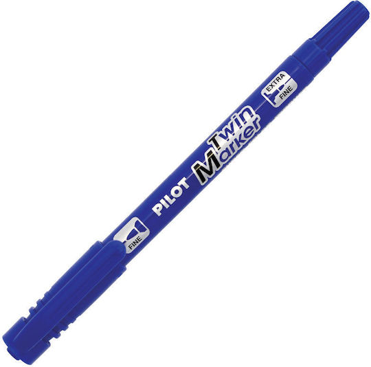 Indelible Marker Twin Blue Pilot 4902505342103