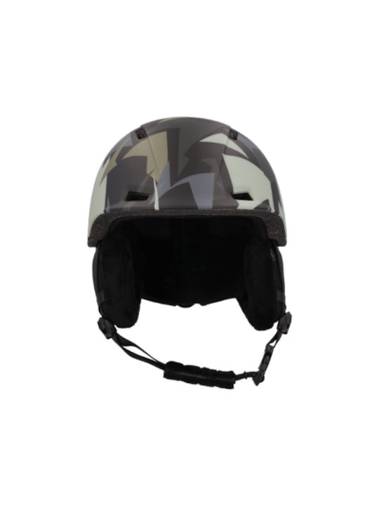 CMP Xa-4 Helmet for Ski & Snowboard Aνθρακί-λαδί