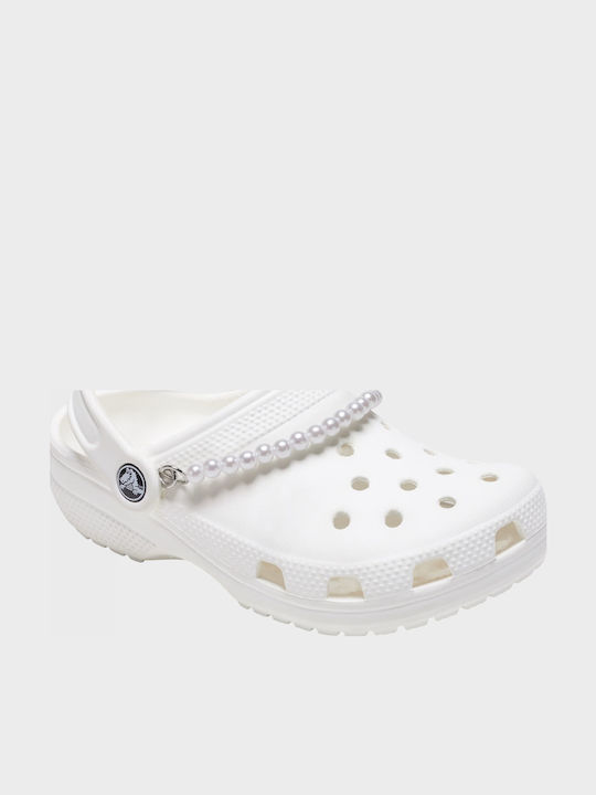 Crocs Джибитс Брошки Бели