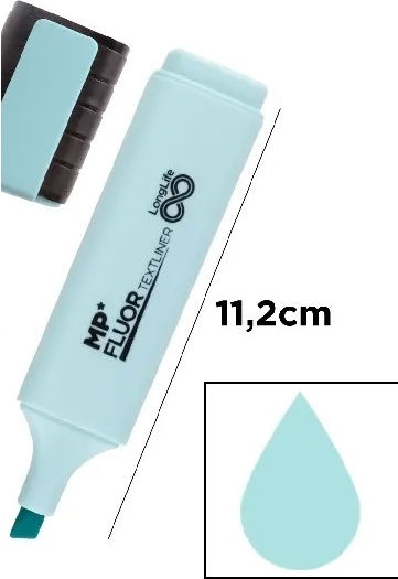 Madrid Papel Маркер за Подчертаване Turquoise Pastel