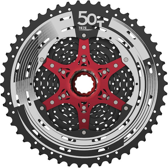 SunRace CSMZ90 Κασέτα Ποδηλάτου Δρόμου 12 Ταχυτήτων με 11-50 Δόντια
