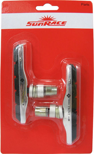 SunRace BSM60 V-Brake Bicycle Brake Pads Aluminum with Screw