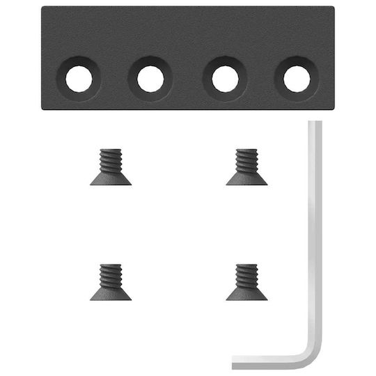 vidaXL Schiebetürmechanismus Für Türknaufe 366cm Schwarze