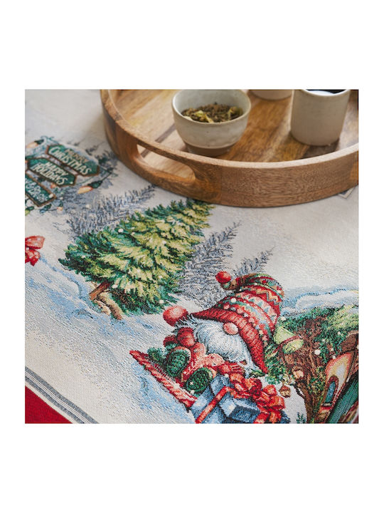 Gofis Home Christmas Tablecloth Fabric L180xW135cm.