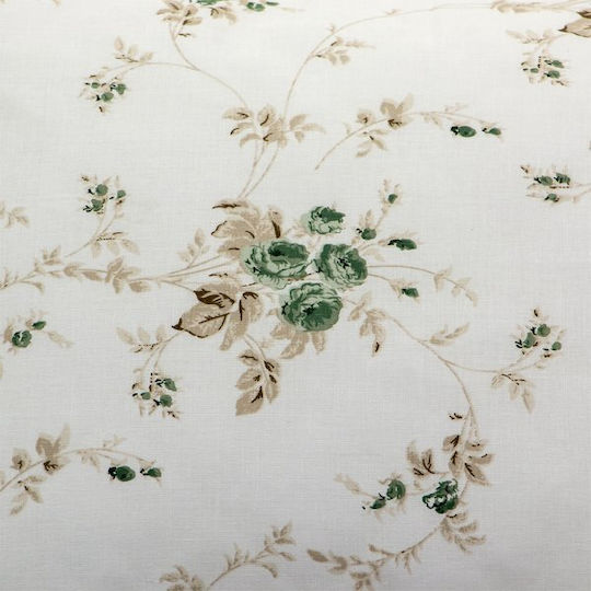 Lino Home Rosalie Κουβερλί Υπέρδιπλο Βαμβακερό Εκρού 220x240cm