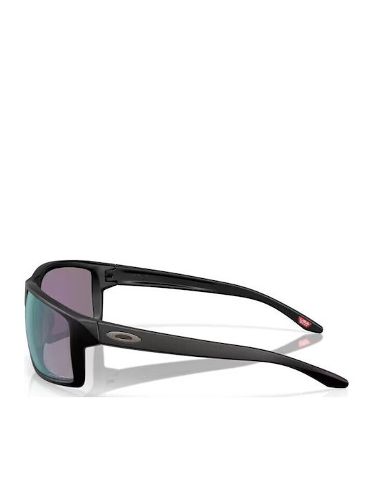 Oakley Gibston Xl Prizm Men's Sunglasses with Black Plastic Frame and Green Mirror Lens OO9470-07