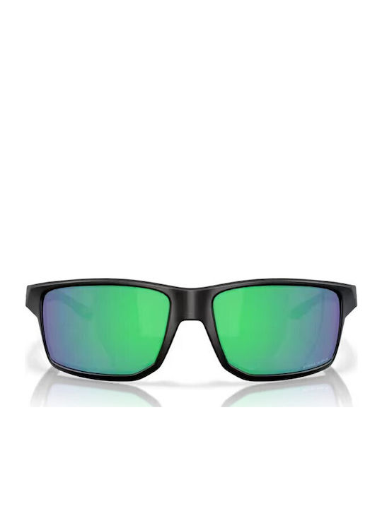 Oakley Gibston Xl Prizm Men's Sunglasses with Black Plastic Frame and Green Mirror Lens OO9470-07