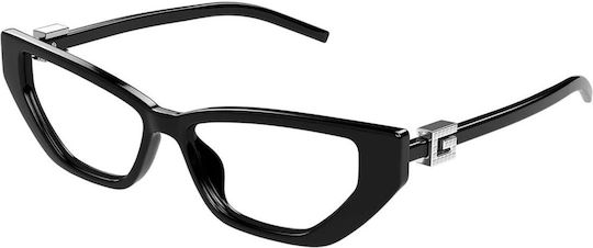 Gucci Damen Acetat Katzenauge Brillengestell Schwarz GG1683O 002