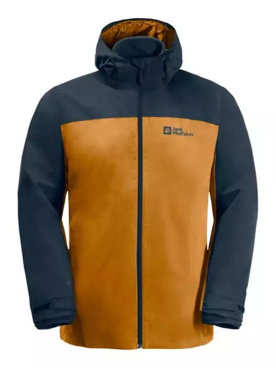 Jack Wolfskin Taubenberg 3 in 1 Athletic Jacket Orange