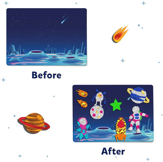 Skillmatics Decupaj Foil Fun În Spațiu! pentru copii de 4+ ani+ ani